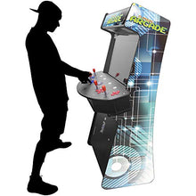 Load image into Gallery viewer, Creative Arcades Slim Full Size Stand-Up Commercial Grade Arcade Machine | 4 Player | 3500 Games | 32" LCD Screen | 4 Sanwa Joysticks | Trackball | 2 Stools Included | 3 Year Warranty
