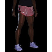 Load image into Gallery viewer, Under Armour Women's Fly By 2.0 Running Shorts , Cerise Full Heather (653)/Reflective , Medium

