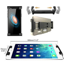 Load image into Gallery viewer, Heavy Duty Smartphone Tablet GPS AMPS Drill Base Dash ELD Mount for iPad Pro 12.9 Air Mini Galaxy Tab &amp; GPS for Car Commercial Vehicle Van Semi Truck Fleet Limo (Holder fit iPhone 14 13 12 11 S21 S22)
