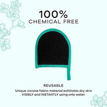 Load image into Gallery viewer, Dermasuri Deep Exfoliating Face Scrub and Body Scrub Mitt - Facial Scrub &amp; Skin Cleanser - Part of the Best Skincare Kit for Women &amp; Men - Cleanse Dead or Dry Skin - Exfoliator Face Scrub Tool

