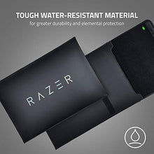Load image into Gallery viewer, Razer 15" Protective Laptop Sleeve: Scratch &amp; Water-Resistant - Padded Interior Lining - Snag-Free Velcro - Flip-Out Mouse Mat - Classic Black, RC21-01580100-R3M1

