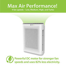 Load image into Gallery viewer, InvisiClean Aura II Air Purifier - 4-in-1 H13 True HEPA, Ionizer, Carbon + UV Light - Air Purifier for Allergies &amp; Pets, Viruses, Bacteria, Home, Large Rooms, Dust, Mold, Allergens, Odor Elimination
