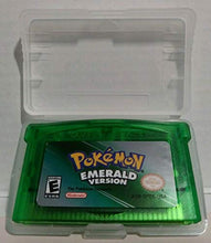Load image into Gallery viewer, Pokemon Emerald Version gba Game Only Reproduction in Clear Case [Gameboy Advance] (USA)
