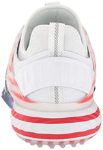 Load image into Gallery viewer, Puma Men's Ignite Pwradapt Caged Stars And Stripes Golf Shoe, Puma White-Peacoat-High Risk Red, 11
