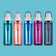 Load image into Gallery viewer, Brita Plastic Water Filter Bottle, 26 Ounce, Blush, 1 Count
