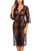 Load image into Gallery viewer, Avidlove Babydoll Lingerie for Women Honeymoon V Neck Chemise Exotic Negligee
