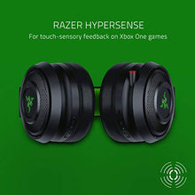 Load image into Gallery viewer, Razer Nari Ultimate for Xbox One Wireless 7.1 Surround Sound Gaming Headset: HyperSense Haptic Feedback - Auto-Adjust Headband - Retractable Mic – For Xbox One, Xbox Series X &amp; S - Black/Green
