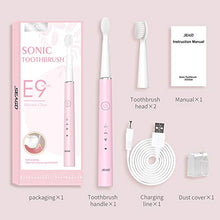 Load image into Gallery viewer, Seago Rechargeable Sonic Toothbrush for Kids Age 6+，with Intelligent Timer Waterproof IPX7， Electric Toothbrush with 2 Replaceable Soft bristles Head SG548（White）
