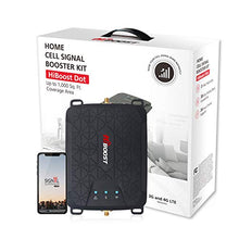 Load image into Gallery viewer, HiBoost Cell Phone Signal Booster for Home -Boost 4G LTE Data for Verizon AT&amp;T and T-Mobile Band 12(17)/13/5 Cellular Repeater kit with High Gain Antennas &amp; App Control
