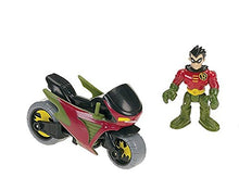 Load image into Gallery viewer, Fisher-Price Imaginext DC Super Friends, Batmobile &amp; Cycle, What’s the coolest way for kids to cruise around Gotham City
