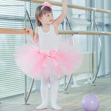 Load image into Gallery viewer, Cooraby 4 Pairs Dance Tight Footed Ballet Ultra Soft Ballet Tights for Girls,4 Colors (Black+White+ Pink+ Ballet Pink, L (Big Girl 10-14 year))
