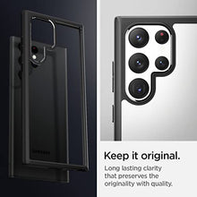 Load image into Gallery viewer, Spigen Ultra Hybrid Designed for Galaxy S22 Ultra Case (2022) - Matte Black
