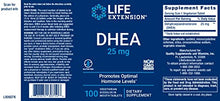 Load image into Gallery viewer, Life Extension DHEA 25 mg – Promotes Optimal Hormone Balance &amp; Overall Health – Non-GMO, Gluten-Free, Vegetarian –100 Vegetarian Dissolve-In-Mouth Tablets
