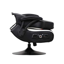 Load image into Gallery viewer, X Rocker Falcon Pedestal PC Office Gaming Chair, 32" x 25" x 42", Black/Red
