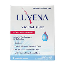 Load image into Gallery viewer, LUVENA Daily Personal Feminine Rinse - Ultra Gentle Wash to Maintain Freshness &amp; Resist Odor - pH Balanced, Paraben Free, Gynecologist Tested - Soothing &amp; Moisturizing (2 Pack, 3oz Bottles)
