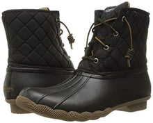 Load image into Gallery viewer, Sperry Women's Saltwater Boots, Quilted Black, 8M
