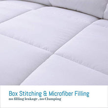 Load image into Gallery viewer, WhatsBedding Down Alternative Quilted Comforter - All Season White Lightweight Duvet Insert or Stand-Alone Comforter with Corner Tabs - King Size（102×90 Inch）
