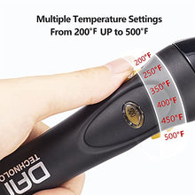 Load image into Gallery viewer, Dan Technology 200℉-500℉ high Heat Iron,Professional Electric Hot Comb 60 Min Auto-Off Straightening Comb, Hair Straightener Brush 7 Temperatures Adjustable for Black Women African American for Wigs
