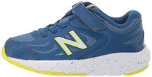 Load image into Gallery viewer, New Balance Kid's 519 V1 Alternative Closure Running Shoe, Andromeda Blue, 3 M US Infant
