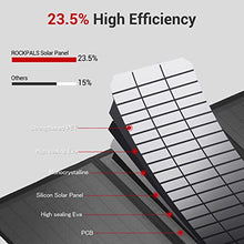 Load image into Gallery viewer, ROCKPALS SP003 100W Foldable Solar Panel for Jackery Explorer/Flashfish/BALDR/Goal Zero/Anker Portable Power Station Generator and USB Devices, Portable Solar Panel Charger with 3 USB Ports
