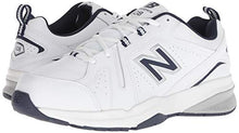 Load image into Gallery viewer, New Balance Men's 608 V5 Casual Comfort Cross Trainer, White/Navy, 12 XW US
