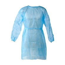 Load image into Gallery viewer, Disposable Isolation Gown Size: Universal Qty: 50 per Case (Blue)
