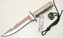 Load image into Gallery viewer, Lastworld 10.5" Heavy Duty Survival Knive with Sheath Stainless Steel Blade
