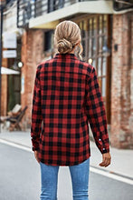 Load image into Gallery viewer, Kids Girls Long Sleeves Button Down Gingham Plaid Flannel Shirt Tops for Toddlers Baby and Little Girls, Girls(E001), 6-12 Months = Tag 70
