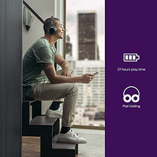 Load image into Gallery viewer, Philips H9505 Hybrid Active Noise Canceling (ANC) Over Ear Wireless Bluetooth Pro-Performance Headphones, Comfort Fit and 27 Hours of Playtime, Dual Device Connect, Alexa Built-in, TAH9505BK
