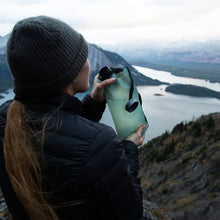 Load image into Gallery viewer, Hydrapak Seeker - Collapsible Water Storage (2L/70oz) - BPA &amp; PVC Free Camping Hydration Reservoir Bag - Sutro Green
