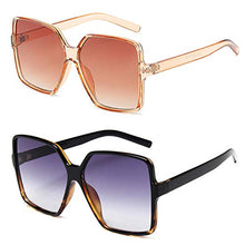 Load image into Gallery viewer, Dollger Oversized Square Sunglasses for Women Big Large Wide Fashion Shades for Men 100% UV Protection Unisex
