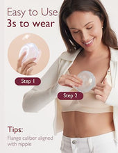 Load image into Gallery viewer, Momcozy Portable Bottle Warmer &amp; Milk Collector for Breastmilk Reusable Breast Milk Shells 2 Pack 2.5oz/75ml

