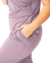 Load image into Gallery viewer, Kindred Bravely Davy Ultra Soft Maternity &amp; Nursing Pajamas Sleepwear Set (Dusty Mauve, Small)
