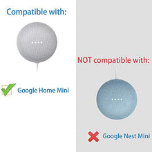 Load image into Gallery viewer, Google Home Mini Wall Mount Holder, Caremoo Space-Saving Design AC Outlet Mount, Perfect Cord Management for Google Home Mini Voice Assistant (White, 3 Pack)
