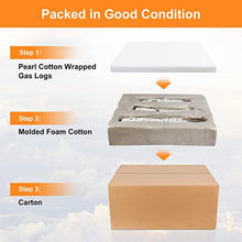 Load image into Gallery viewer, Utheer Gas Fireplace Logs, White Birch Fireplace Logs 6-Piece Small Size, Ceramic Wood Gas Fireplace Logs for Gas Fireplace, Fire Pit, Gas Inserts, Ventless &amp; Vent Free, Indoor, Outdoor

