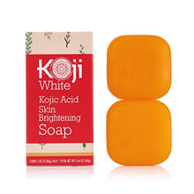 Load image into Gallery viewer, Pure Kojic Acid Skin Brightening Soap for Glowing &amp; Radiance Skin, Dark Spots, Rejuvenate, Uneven Skin Tone (2.82 oz / 2 Bars) | Maximum Strength, SLS-free, Paraben-free - Dermatologist Tested
