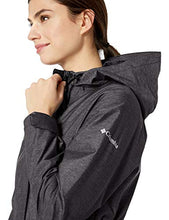 Load image into Gallery viewer, Columbia Women's Norwalk Mountain Jacket, Waterproof &amp; Breathable, Black Heather, X-Large
