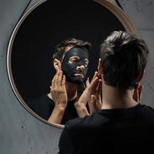 Load image into Gallery viewer, WOLF PROJECT | Hydrating Sheet Mask (5 Pack) - Hydrating and Moisturizing Face Mask For Men - Natural serum, Bamboo charcoal face mask sheets, Vitamin B3 &amp; Hyaluronic Acid for glowing skin
