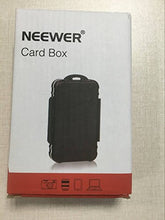 Load image into Gallery viewer, Neewer 14 Slots Memory Card Case Holder, Durable Waterproof Anti-Shock Storage Protector Card Box for 10 Micro SD Cards/10 TF Cards/2 CF Cards and 4 SD Cards/4 XD Cards/2 CF Cards (Black)
