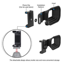Load image into Gallery viewer, JJC Cell Phone Anti-Reflection Camera Lens Hood for iPhone and Android to Block Reflection and Glare When Shooting Through Glass Window, Great Tool for Taking Reflection-Free Clear Photos and Videos
