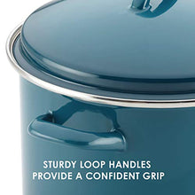Load image into Gallery viewer, Rachael Ray Enamel on Steel Stock Pot/Stockpot with Lid - 12 Quart, Orange
