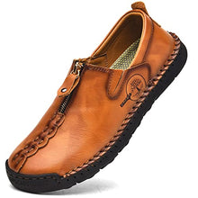 Load image into Gallery viewer, Shaire Men's Casual Slip on Loafers Mens Breathable Comfortable Dress Shoes Brown
