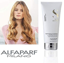 Load image into Gallery viewer, Alfaparf Milano Semi Di Lino Diamond Shine Illuminating Hair Conditioner - Sulfate Free - For Normal Hair - Safe on Color Treated Hair - Paraben and Paraffin Free - Professional Salon Quality
