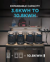 Load image into Gallery viewer, EF ECOFLOW DELTA Pro Portable Home Battery, Expandable Portable Power Station, 3.6kWh-25kWh, Huge 3600W AC Output, Solar Generator (Solar Panel Not Included) For Home Backup, Travel, Outdoor Camping
