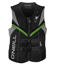 Load image into Gallery viewer, O'Neill Men's Reactor USCG Life Vest BLKLUNDGLO SM, Black/Lunar/Day-Glo,Small
