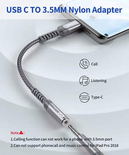 Load image into Gallery viewer, USB Type C to 3.5mm Female Headphone Jack Adapter and Digital Optical Audio Toslink Cable 6.6FT Compatible with Sound Bar, TV, PS4, Xbox, Home Theater, Note 20 10 S10 S9 Plus iPad Pro etc
