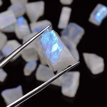 Load image into Gallery viewer, 50 carats Natural Blue Fire Rainbow Moonstone Rough Gemstone 3 To 5 Pcs, Raw Crystals, Moonstone Rock, Jewelry Making Supplies, Chakra Healing, Energy Stone, Reiki, ART-CRAFTS-DIY Stone

