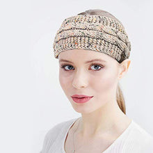 Load image into Gallery viewer, 2 Pack Ear Warmer Headband Women Winter Cable Knit Headband Twist Fuzzy Fleece Lined Gifts Stocking Stuffers for Mom
