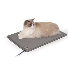 Load image into Gallery viewer, K&amp;H Pet Products Deluxe Lectro-Kennel Heated Pad Small Gray 12.5" x 18.5" 40W
