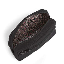 Load image into Gallery viewer, Vera Bradley Women's Microfiber Large Cosmetic Makeup Organizer Bag, Classic Black, One Size
